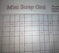 Mini Scrap Grid Interfacing